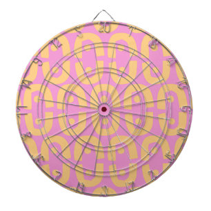 Cible De Fléchettes Conception Abstraite de Formes Répétitives Moderne