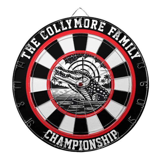 Cible De Fléchettes Conception ciblée du lac Crocodile (Devant)