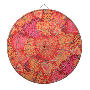 Cible De Fléchettes Conception de coeurs en mosaïque mignons