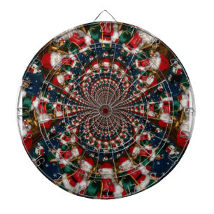 Cible De Fléchettes Conception de kaléidoscope de Noël spécial du Père