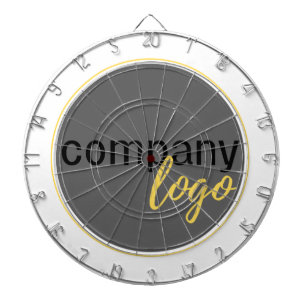 CIBLE DE FLÉCHETTES CONCEPTION DE LOGO D'AFFAIRES MARQUÉE PAR MINIMAL 