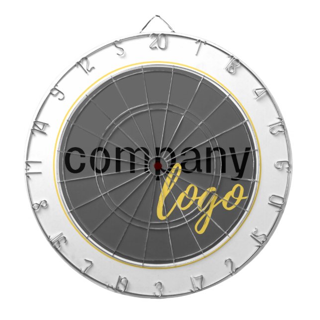 CIBLE DE FLÉCHETTES CONCEPTION DE LOGO D'AFFAIRES MARQUÉE PAR MINIMAL  (Devant)