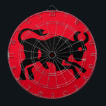 Cible De Fléchettes Cool Bull visuel Noir Bulle marché investisseur Am<br><div class="desc">Un tableau de fléchettes amusant conçu avec un taureau noir visuel cool, un grand cadeau pour un ami investisseur "bullish" ou pour vous-même ! En outre, en utilisant l'option PERSONNALISER IT, vous pouvez accéder à la conception pour apporter des modifications comme l'ajout de texte! ! Profitez de la vie et...</div>