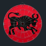 Cible De Fléchettes Cool Bull visuel Noir Bulle marché investisseur Am<br><div class="desc">Un tableau de fléchettes amusant conçu avec un taureau noir visuel cool, un grand cadeau pour un ami investisseur "bullish" ou pour vous-même ! En outre, en utilisant l'option PERSONNALISER IT, vous pouvez accéder à la conception pour apporter des modifications comme l'ajout de texte! ! Profitez de la vie et...</div>
