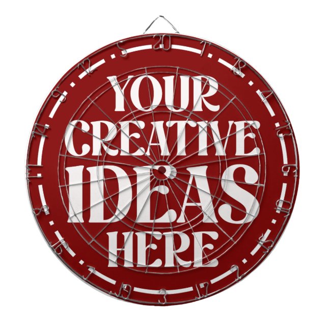 Cible De Fléchettes Cool, refined, modern & playful (Devant)