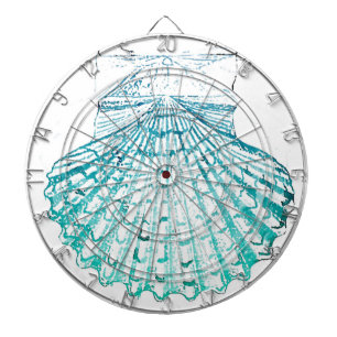 Cible De Fléchettes coteau turquoise couleur bleu mermaid