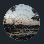 Cible De Fléchettes Coucher le soleil, lever la lune sur le lac Arrowh<br><div class="desc">Coucher le soleil,  lever la lune sur le lac Arrowhead Photo de Sandy Closs</div>