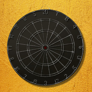 Cible De Fléchettes Couleur solide au chocolat noir