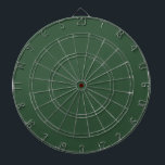 Cible De Fléchettes Couleur solide vert émeraude foncé<br><div class="desc">Un vert de forêt riche et terreux. Cette couleur évoque le feuillage dense des forêts anciennes et l'odeur rafraîchissante du pin. Ce vert sophistiqué est connu pour sa profondeur et son élégance. Cette teinte intemporelle offre un mélange harmonieux de calme et de vitalité. Élevez votre espace avec le charme sobre...</div>