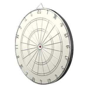 Cible De Fléchettes Couleur uni jaune pâle blanc pastel