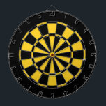 Cible De Fléchettes Couleurs Black et Gold Team Dartboard et fléchette<br><div class="desc">Couleurs d'équipe superbes tableau noir et or (jaune) avec fléchettes pour votre dortoir, salle de jeu, bureau de l'entraîneur, ou grotte homme! Décor sportif amusant pour tous les amateurs de sport qui applaudissent sur le noir et l'or ! Un grand cadeau pour votre petit ami, mari, fils ou père !...</div>