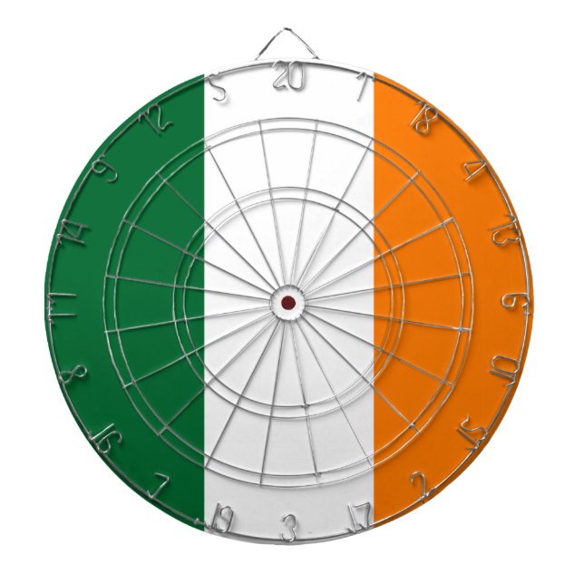 Cible De Fléchettes Couleurs irlandaises (Devant)