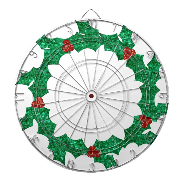Cible De Fléchettes couronne saint de noël (Devant)