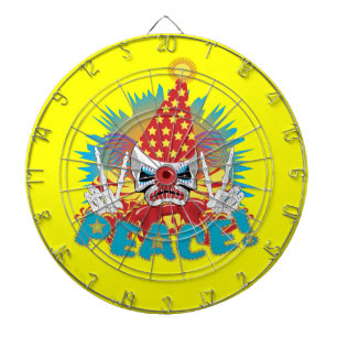 Cible De Fléchettes Crâne clown