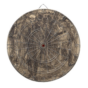 Cible De Fléchettes Crâne dans la foule (par Albert Besnard)