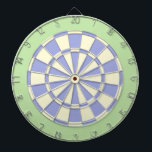 Cible de flechettes : Crème, Violet Pâle Et Vert C<br><div class="desc">Jeu De Cible de flechettes De Couleur Crème,  Violet Pâle Et Vert Clair Comprenant 6 Darts En Laiton</div>