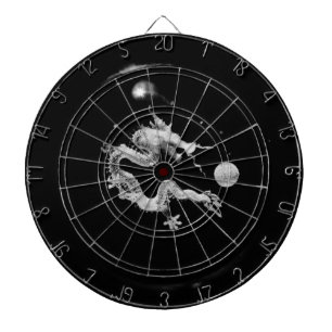 Cible De Fléchettes Cristal Dragon Lore & Naissance du Dragon /dartboa