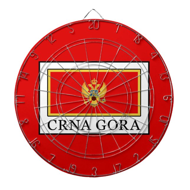 Cible De Fléchettes Crna Gora (Devant)