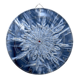 Cible De Fléchettes Crystal de Snowflake