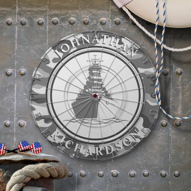 Cible De Fléchettes Cuirassé et Camo (Créateur téléchargé)