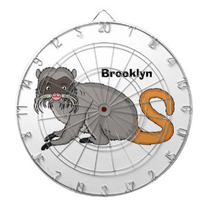Cible De Fléchettes Cute Emperor Tamarin illustration
