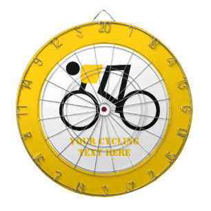 Cible De Fléchettes Cycliste à vélo sur mesure