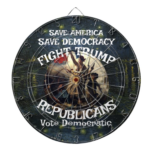 Cible De Fléchettes Czar Rue menteur Trump POTUS patriotique train MAG (Devant)