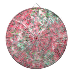Cible De Fléchettes Danse expressionniste Abstraite en rose et vert