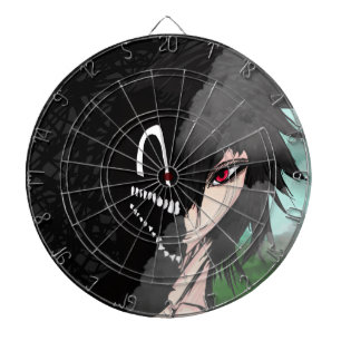 Cible De Fléchettes Dark Anime Fantasy Crow and Demon Art