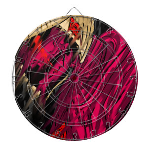 Cible De Fléchettes Dark Anime Fantasy Crow and Demon Art