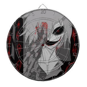 Cible De Fléchettes Dark Anime Fantasy Crow and Demon Art