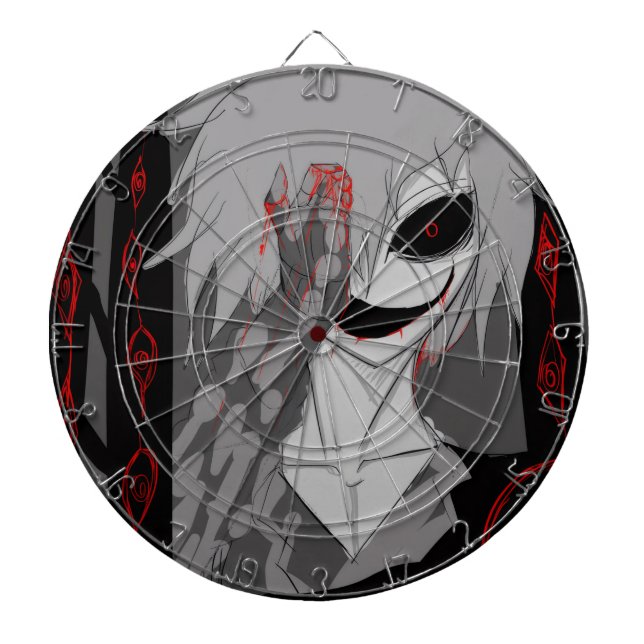 Cible De Fléchettes Dark Anime Fantasy Crow and Demon Art (Devant)
