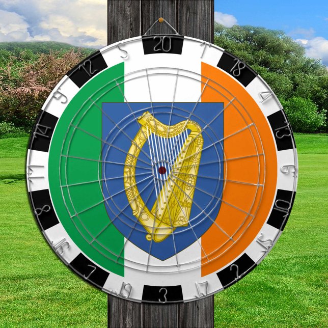 Cible De Fléchettes Dartboard d'Irlande & Drapeau irlandais fléchettes (Créateur téléchargé)