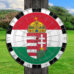 Cible De Fléchettes Dartboard Hongrie & Drapeau fléchettes / jeu<br><div class="desc">Tableau noir : Hongrie & Manteau d'armoiries,  fléchettes du drapeau hongrois,  jeux de plaisir en famille - amour mon pays,  jeux d'été,  vacances,  fête des pères,  fête d'anniversaire,  étudiants / fans de sports</div>