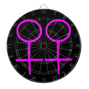 Cible De Fléchettes Dartboard Lesbian Lovers