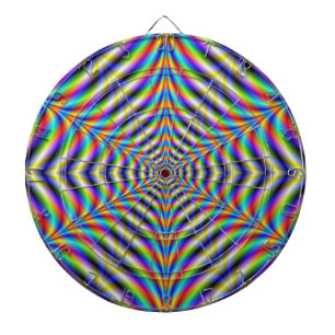 Cible De Fléchettes Dartboard Neon Web