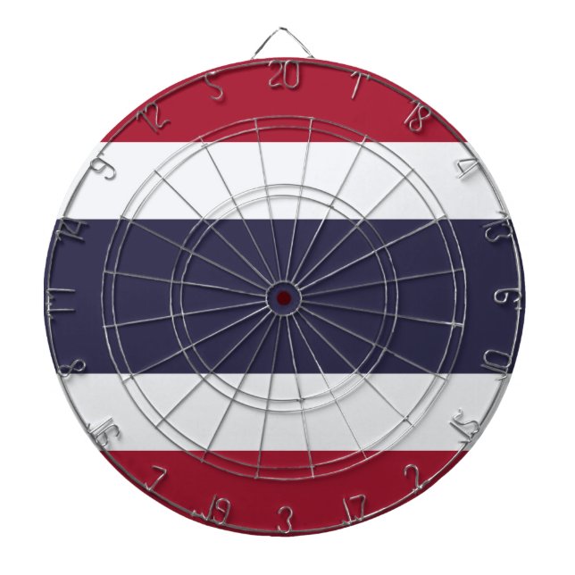 Cible De Fléchettes Dartboard with Flag of Thailand (Devant)