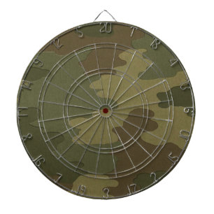 Cible de flechettes de camouflage foncé