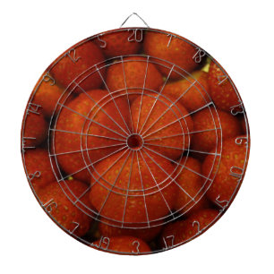Cible de flechettes de fraises juteuses
