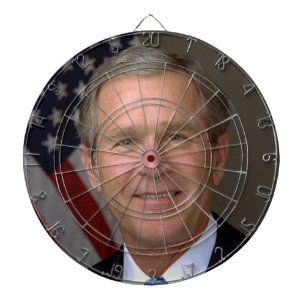 Cible de flechettes de George W. Bush