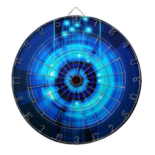 Cible de flechettes de l'art abstrait 29