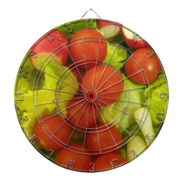 Cible de flechettes de légumes salés (Devant)