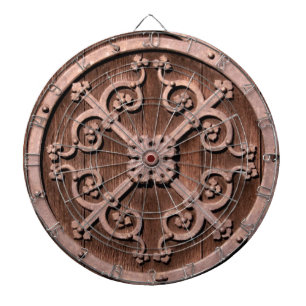 Cible de flechettes de médaillon