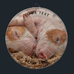 Cible de flechettes de photos personnalisées<br><div class="desc">Cible de flechettes Photo Personnalisée De Couchage De Chiens.</div>