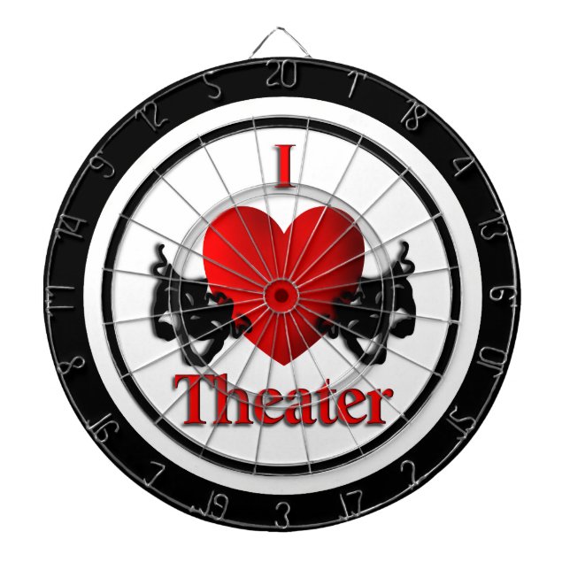 Cible de flechettes de réglementation comédie et t (Devant)