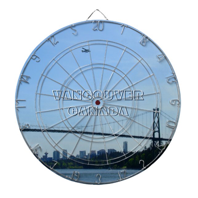 Cible de fléchettes de Vancouver Lions Gate Cible  (Devant)