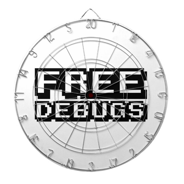 CIBLE DE FLÉCHETTES DEBUGS GRATUITS (Devant)