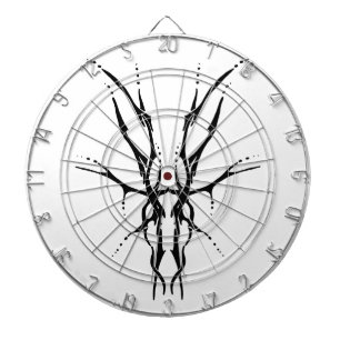 Cible De Fléchettes Deer Skull Tribal Design pour les chasseurs de cer