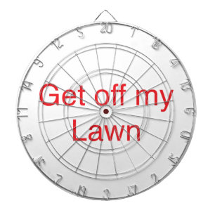 Cible De Fléchettes Descendez de ma pelouse