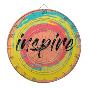 Cible De Fléchettes Design cool coloré, amusant, moderne et dynamique